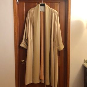 Ladies long swing coat